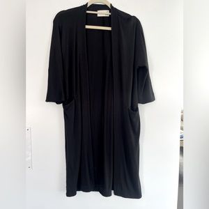 Aritzia Wilfred Free Open Front Cardigan,3/4 Sleeve & 2 front pockets.Sz.XXS.